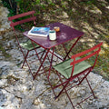 Thumbnail photo of Bistro Chair Metal Frosted Lemon A6 - Garden Chairs - Yellow - Metal