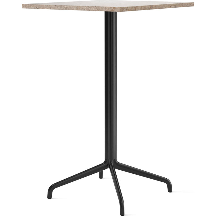 Photo of Harbour Column Bar Table 4-star - Black/sand - 70x60 Cm - Metal/Stone