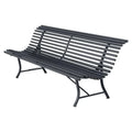 Thumbnail photo of Louisiane Bench 200 cm Anthracite 47 - Garden benches - grey - metal