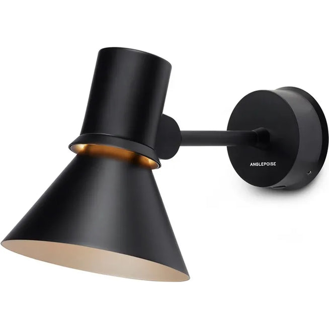 Photo of Type 80 Wall Light, Matte Black, Incl. Led 6w Max 10w E27 600lm, 2700k Ip20 - Sänglampor - Sir Kenneth Grange - Svart