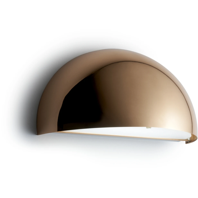 Photo of Rørhat Wall Led, Copper, 10,5W LED 3000K, Ip23 - Wall Lamps Outdoor - Jesper J. Pedersen - Copper