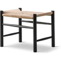 J16 Stool Natural-Black Lacquered Oak