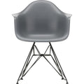 Eames Plastic Armchair Dar - 56 Granite Grey - Basic Dark Base - Matstolar - Charles & Ray Eames - Grå - Metall/plast