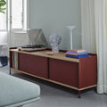 Thumbnail photo of Enfold Sideboard Low, Oak/grey - Sideboards - Thomas Bentzen - Grå - Metall/trä