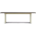 Thumbnail photo of Panel Table 90 X 250 Cm Cream Dark Brown - Matbord - Simon Legald - Brun - Metall/trä