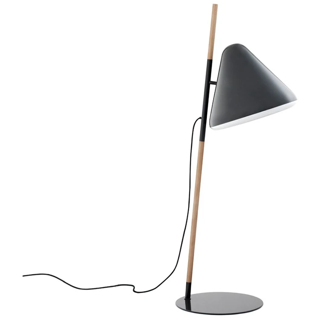 Photo of Hello Floor Lamp Grey, Beech Legs