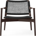 Thumbnail photo of Vipp488 Cabin Loungefåtölj Dark Oak-black Leather