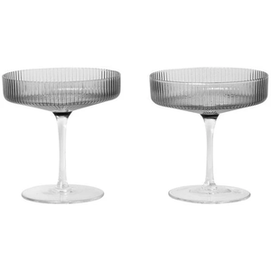 Photo of Ripple Champagne Saucer (set Of 2) - Champagneglas
