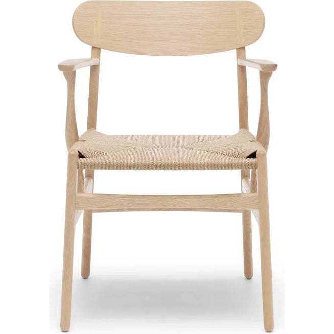 Photo of Ch26 Dining Chair By Hans J. Wegner (Natural, Oak