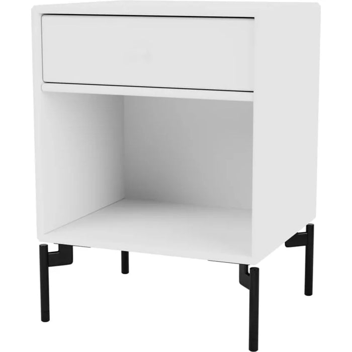 Photo of Dream Nightstand - New White / Black Legs - Bedside Table - Peter J. Lassen - White - Mdf