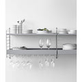 Thumbnail photo of String Spears 2-pack - Grey 20 cm - Shelving - Nils Strinning - Grey - Metal