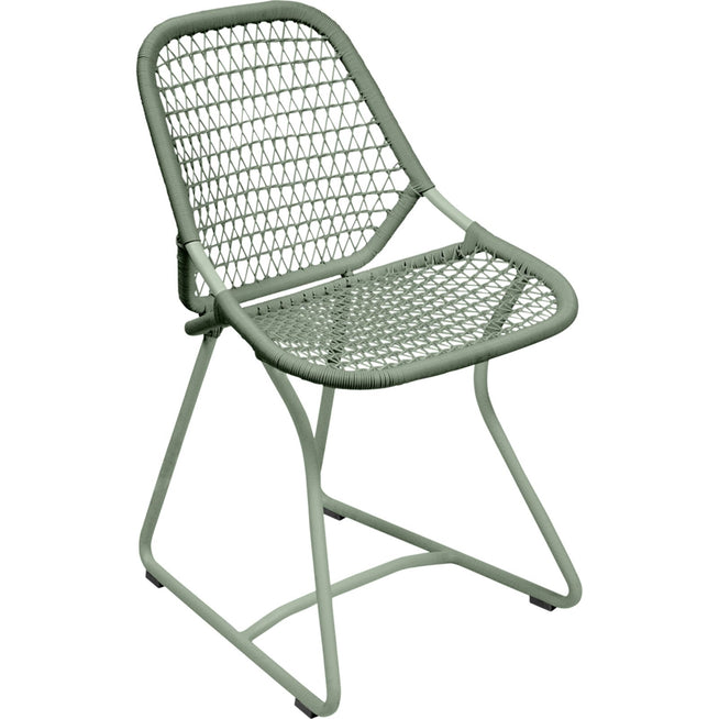 Photo of Sixties Chair - Cactus - Outdoor dining chairs - Frédéric Sofia - Green - Metal/synthetic