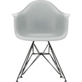 Eames Plastic Armchair Dar - 24 Light Grey - Basic Dark Base - Matstolar - Charles & Ray Eames - Grå - Metall/plast
