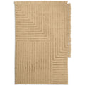 Thumbnail photo of Crease Wool Rug - Gulvtæppe - Sand - B: 140 X H: 200 Cm
