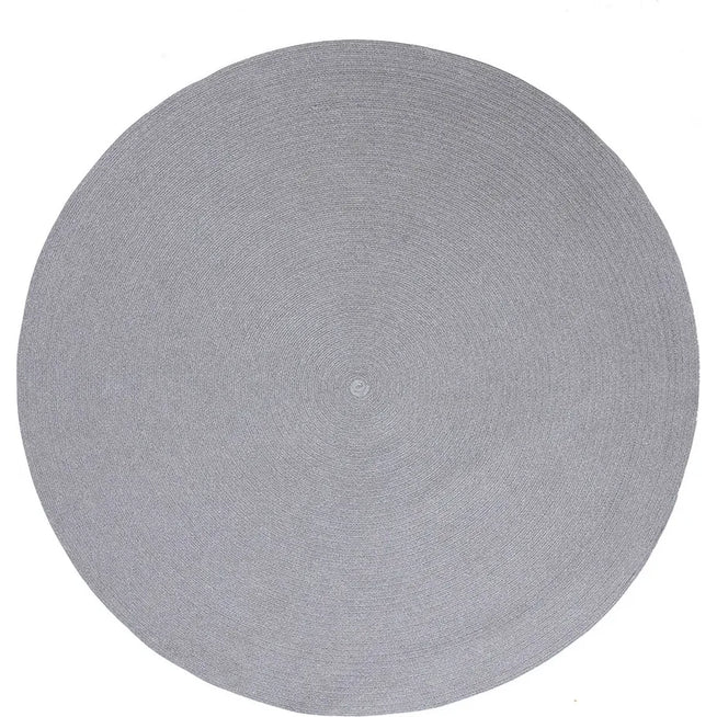 Photo of Circle Rug Round Light Grey