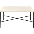 Thumbnail photo of Mc320 Square Coffee Table, Cream - Coffee Table - Paul Mccobb - Beige - Metal/Stone