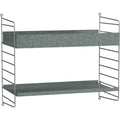 Thumbnail photo of String Wall Rack 50 x 30 cm - Galvanized 2-pack - Outdoor Storage - Nils Strinning
