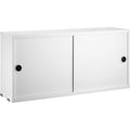 Thumbnail photo of String Cabinets/sliding doors 78x20, White - Shelving - Nils Strinning - White - Mdf/metal