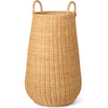 Thumbnail photo of Braided Laundry Basket - Vasketøjskurv - Flettet Rattan - Natural - Ø42 X H80 Cm