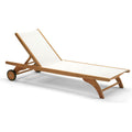 Columbus Sunbed White - Sun loungers & sun loungers - Skagerak Design Team - Wood