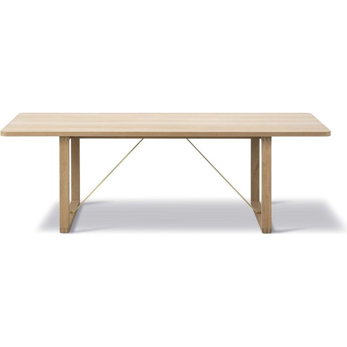 Photo of 5367 BM67 Coffee Table 140x55 cm - Light Oiled Oak/Brass