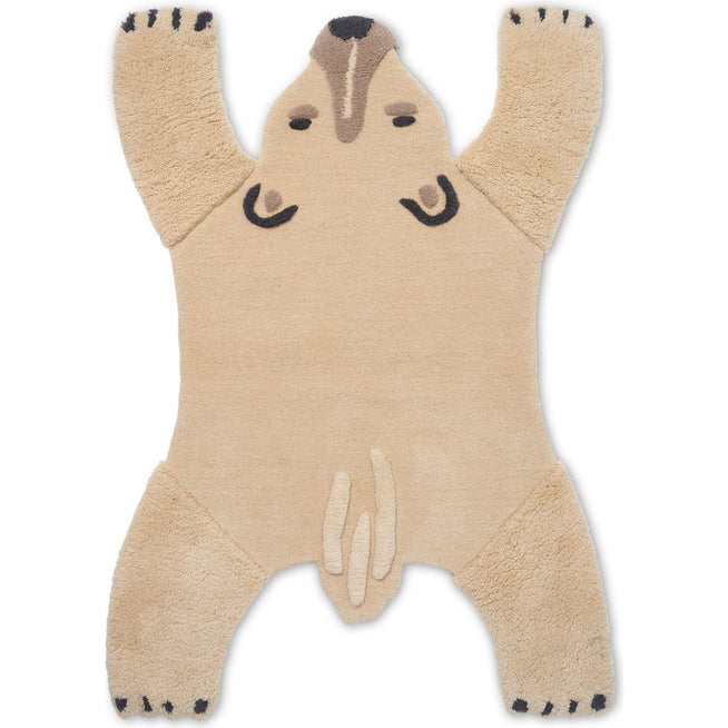 Photo of Animal Tufted Rug - Children's rug - Polar Bear - W118 x H160 x D3 cm