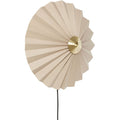 Thumbnail photo of Wall Lamp Textile Metal - Sand / Brass