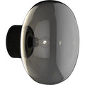 Thumbnail photo of Karl-Johan Wall Lamp Black Stain Oak/Smoke Glass