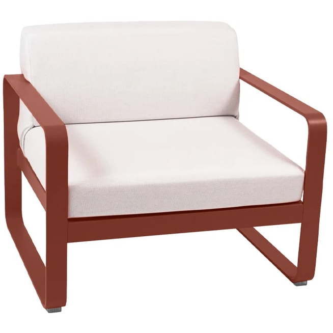Photo of Bellevie Fåtölj Red Ochre, Off-white Dyna
