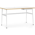 Thumbnail photo of Journal Desk White Laminate - White Steel Legs And Drawer
