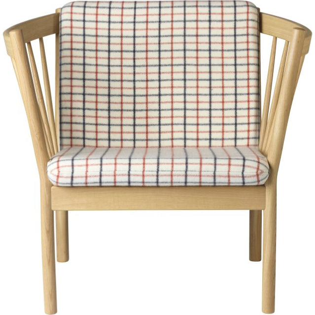 Photo of J146 Easy Armchair - lacquered oak