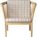 J146 Easy Armchair - lacquered oak