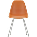 Eames Plastic Chair Dsx - 43 Rusty Orange - Chrome Base - Matstolar - Charles & Ray Eames - Orange - Metall/plast