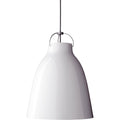 Thumbnail photo of Caravaggio 2 Pendant White Smooth-grey Textile Cord