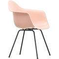 Eames Plastic Armchair Dax - 41 Pale Rose - Basic Dark Base - Matstolar - Charles & Ray Eames - Rosa - Metall/plast