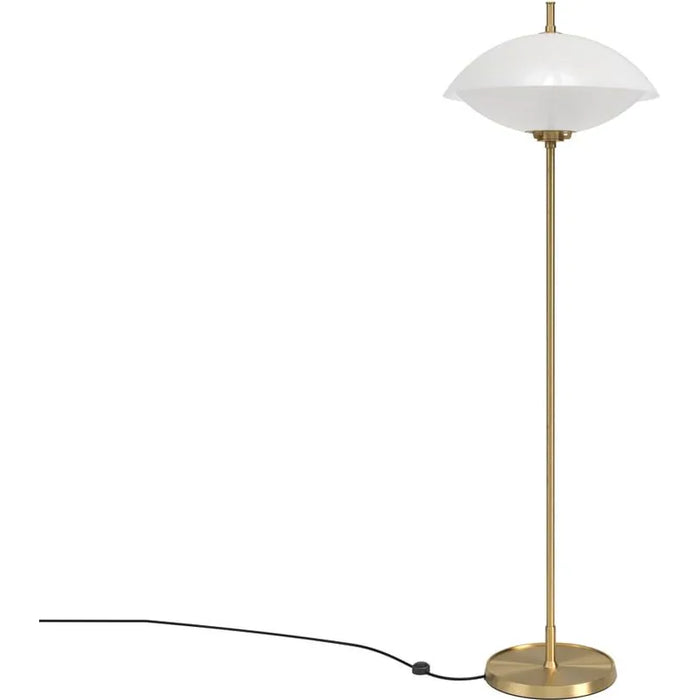 Photo of Clam Floor Lamp 128 Cm Opal-brass
