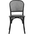 Thumbnail photo of Wicky Chair with Wicker - Black