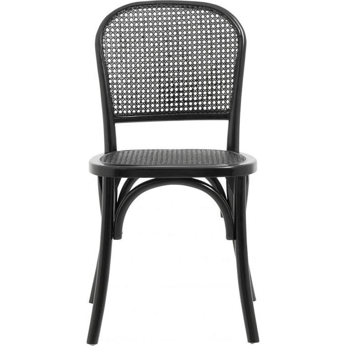 Photo of Wicky Chair with Wicker - Black