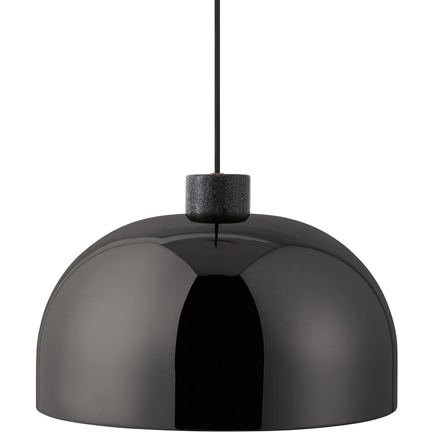 Grant Pendant Lamp Black, Large- Steel, Granite