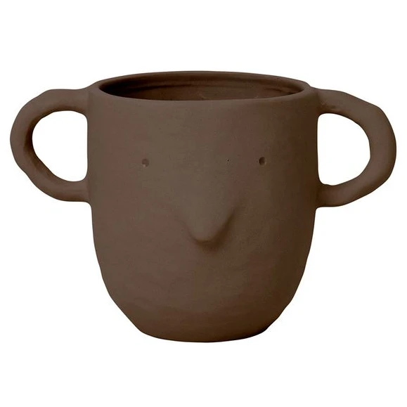 Photo of Mus Plant Pot - Urtepotte - Red Brown - W19 X H12 X D10,5 Cm (large)