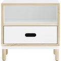Thumbnail photo of Kabino Bedside Table - Bedside Table - White - L: 50 x D: 41 x H: 50 cm