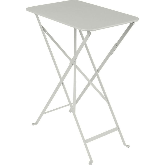 Photo of Bistro Table 37x57 cm Clay Grey A5 - Outdoor Dining Table - Green,Grey - Metal