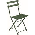 Thumbnail photo of Arc En Ciel Folding Chair, Dark Green - Garden Chairs - Green