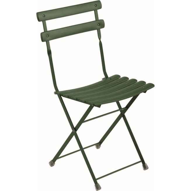 Photo of Arc En Ciel Folding Chair, Dark Green - Garden Chairs - Green