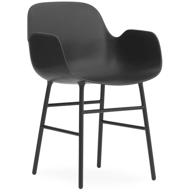 Photo of Form Armchair Metal Legs