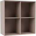 Thumbnail photo of Show Bookcase - Suspension Rail - Mushroom - Shelving System - Beige - Mdf