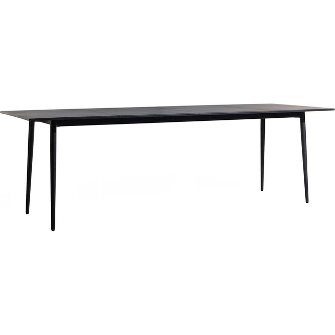 Photo of Saltö Dining Table Large, Charcoal Grey Aluminium Frame - Matbord Utomhus - Matilda Lindblom - Svart - Metall