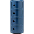 Thumbnail photo of Modular 4985, Blue, 4 Compartments - Hurtsar - Anna Castelli Ferrieri - Blå - Plast