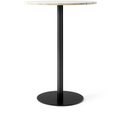 Thumbnail photo of Harbour Column Counter Table Ø80 Off White Marble Tabletop With Black Base - Barbord - Norm Architects - Vit - Metall/trä/sten