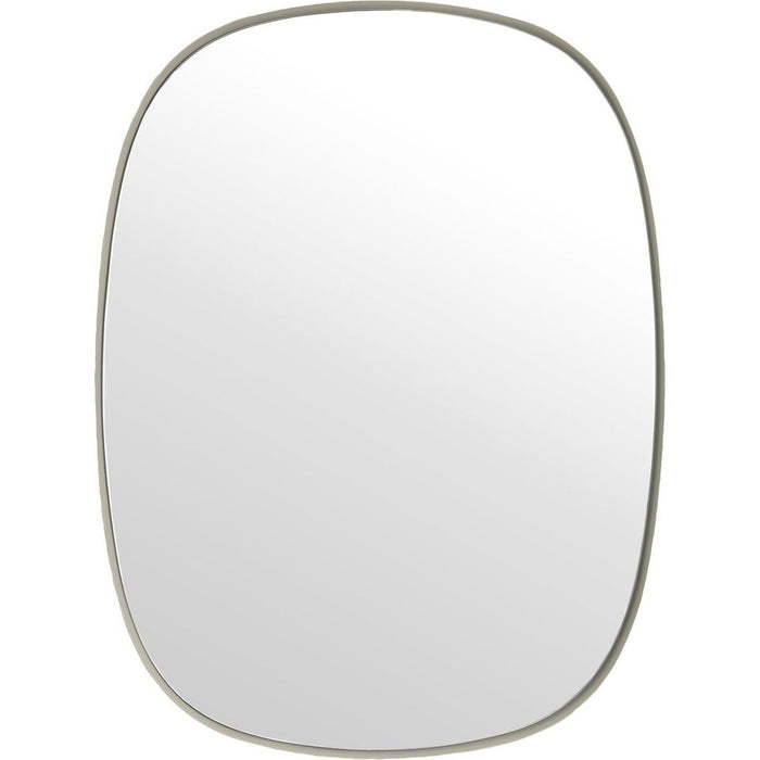 Framed Mirror Small, Grey/clear Glass - Half Body Mirrors - Anderssen & Voll - Grey